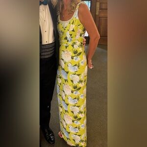 Sachin + Babi Floral Yellow Dress